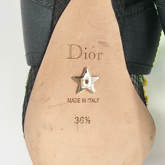 NEW Dior x Roger Vivier Mimosas Floral Kitten Heel Maryjane Pumps 36.5 - Picture 8 of 9